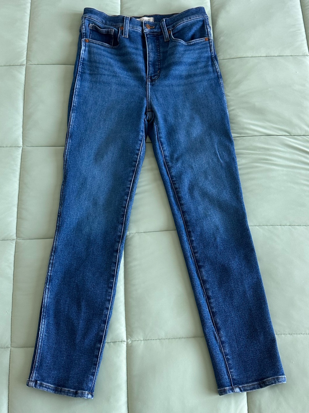Madewell Stovepipe Jeans (medium wash)